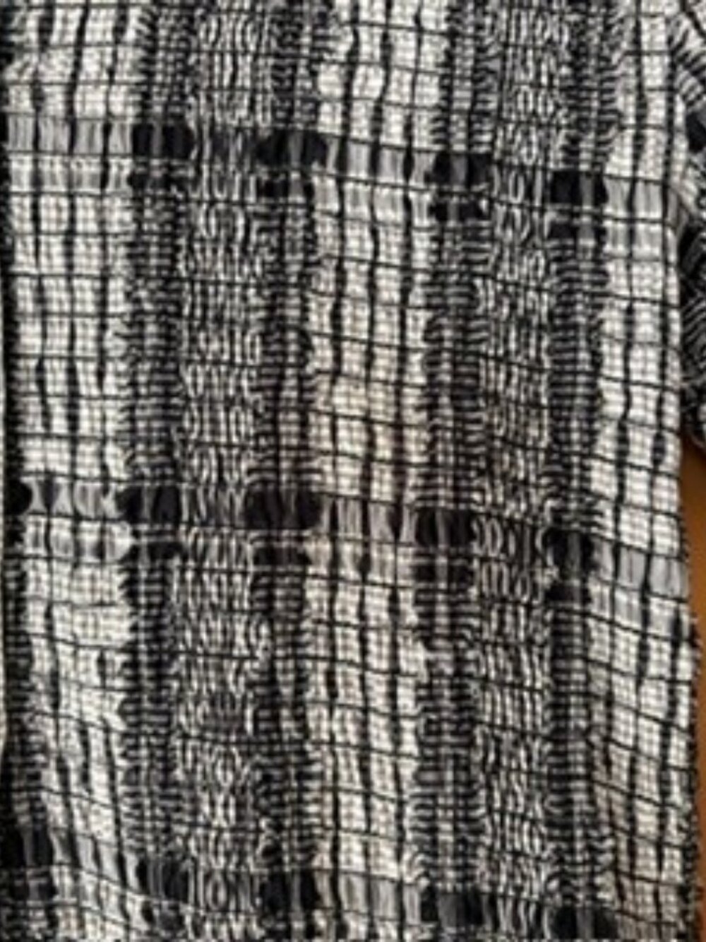 Maeve Anthropologie Black and White Plaid Midi Dress - Picture 3 of 6